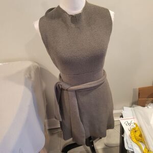 Free People Gray Mini Dress